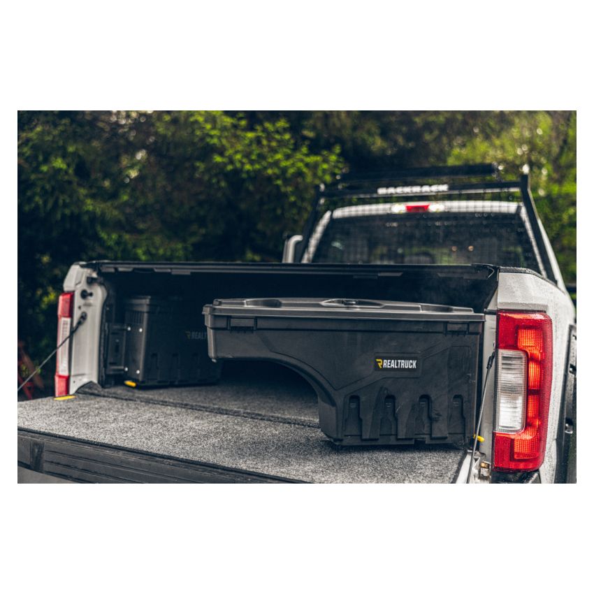 Undercover SC205P 17-20 Ford F-250/F-350 Passengers Side Swing Case - Black Smooth