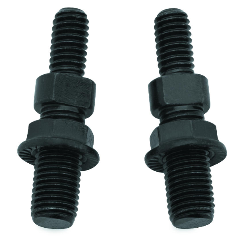 Kuryakyn 1891 Universal Mirror Adapters Gloss Black