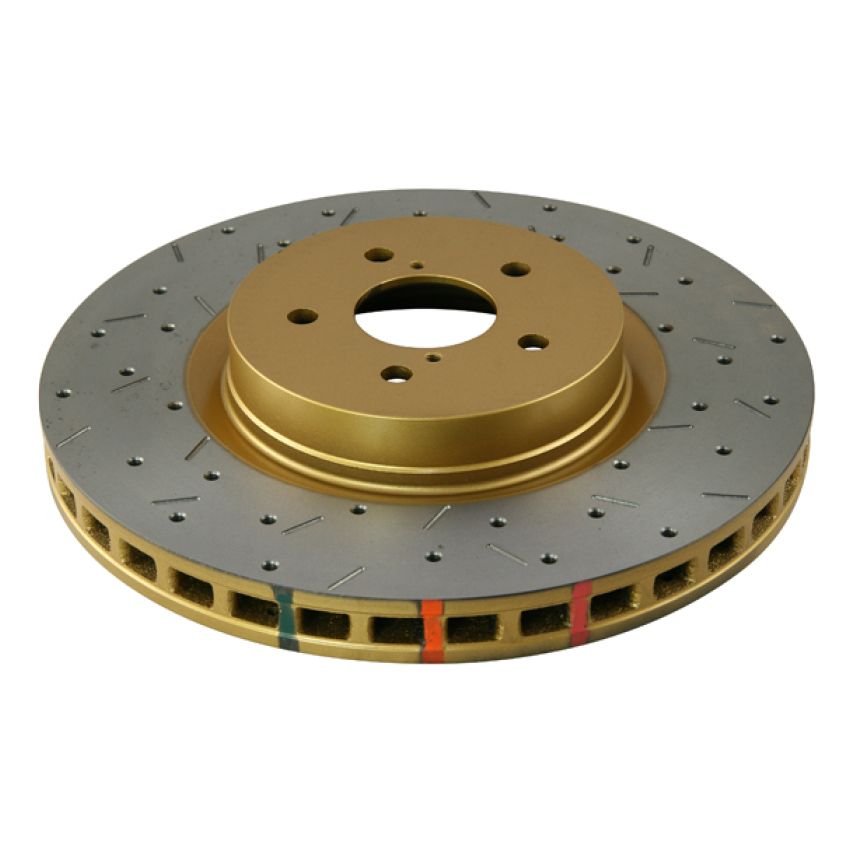 DBA 05-08 Subaru Legacy GT Front Drilled & Slotted 4000 Series Rotor