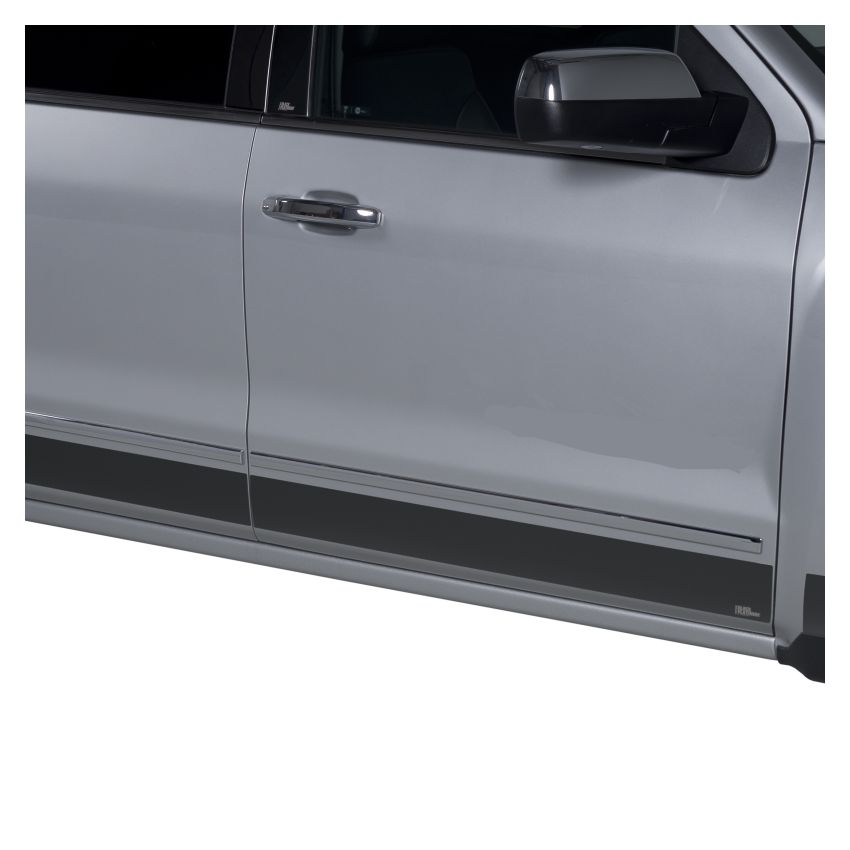 Putco 2021 Ford F-150 Super Cab 8ft Long Box Black Platinum Rocker Panels (4.25in Tall 12pcs)