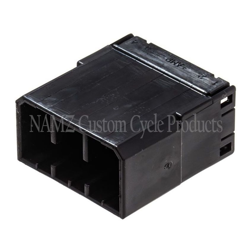 NAMZ NA-174932-2 AMP Multilock 10-Position Male Wire Cap Housing (HD 73110-96BK)