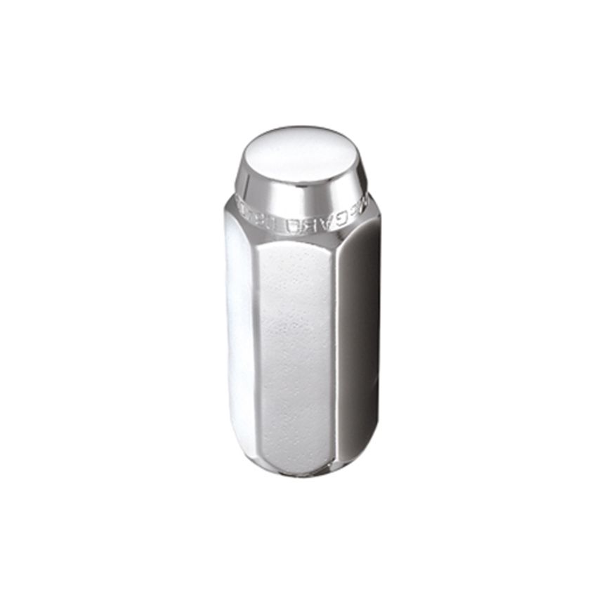 McGard Hex Lug Nut (Cone Seat) M12X1.75 / 13/16 Hex / 1.815in. Length (Box of 100) - Chrome