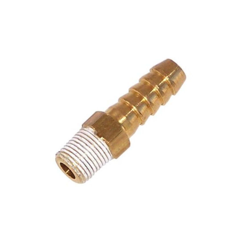 Kleinn Air Horns 53818B Kleinn Barbed Fitting - 1/8In M NPT to 3/8In OD Tubing