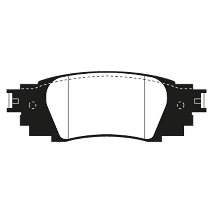 EBC 2016+ Lexus Rx350 3.5L Ultimax2 Rear Brake Pads