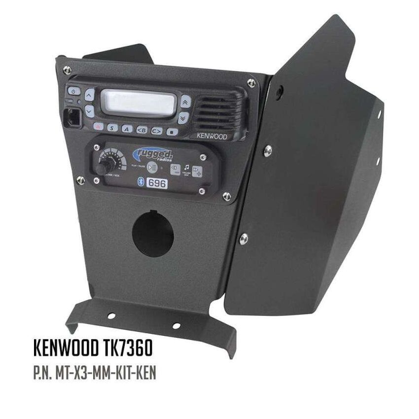 Rugged Radios MT-X3-MM-KIT-25 Can-Am X3 Mounting Kit with Multi Mount and Side Panels Rugged GMR25