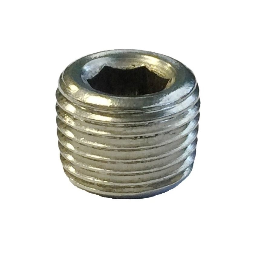 Torque Solution Stainless Steel 1/8 in NPT Plug: Universal Single Plug