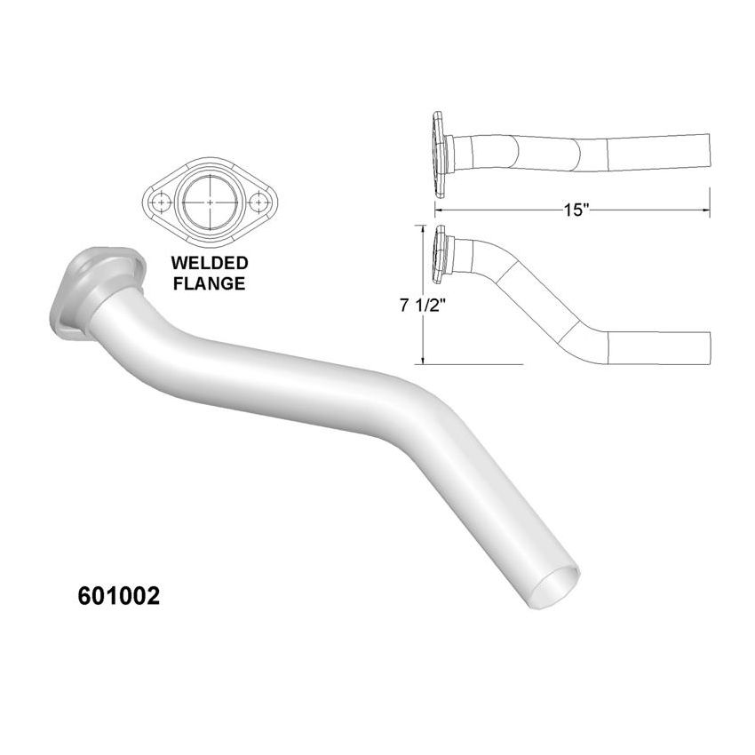 OEM Industries 601002 Exhaust Pipe