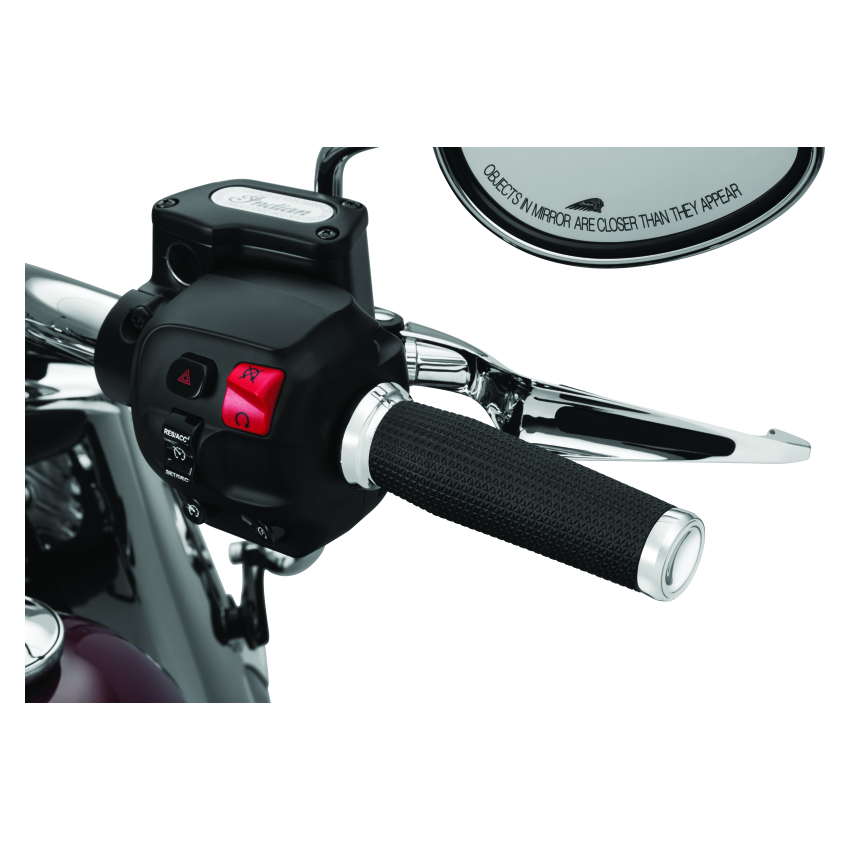 Kuryakyn 5944 Thresher Grips 14-17 Indian Models Chrome