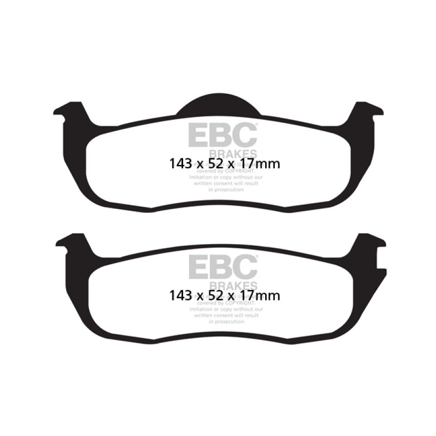 EBC 04-05 Infiniti QX56 5.6 Greenstuff Rear Brake Pads