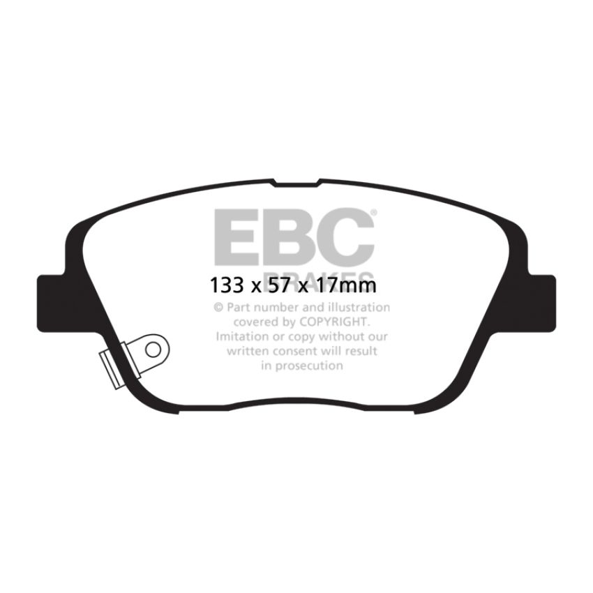 EBC DP21864 10-14 Hyundai Sonata 2.0 Turbo Greenstuff Front Brake Pads