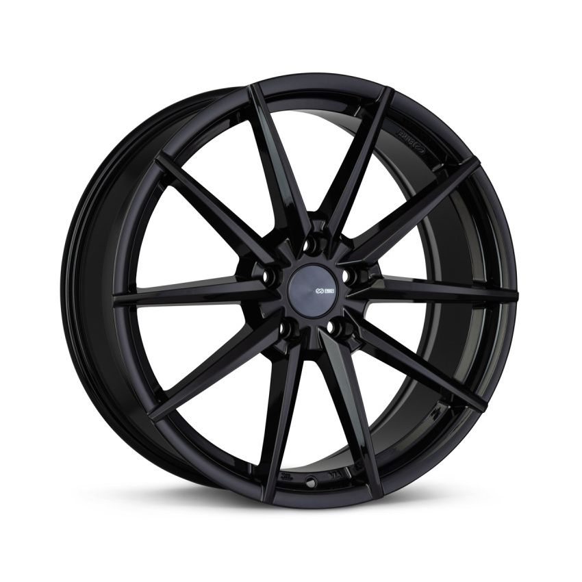 Enkei 533-775-6540BK Hornet 17x7.5 5x114.3 40mm Offset 72.6mm Bore Gloss Black Wheel