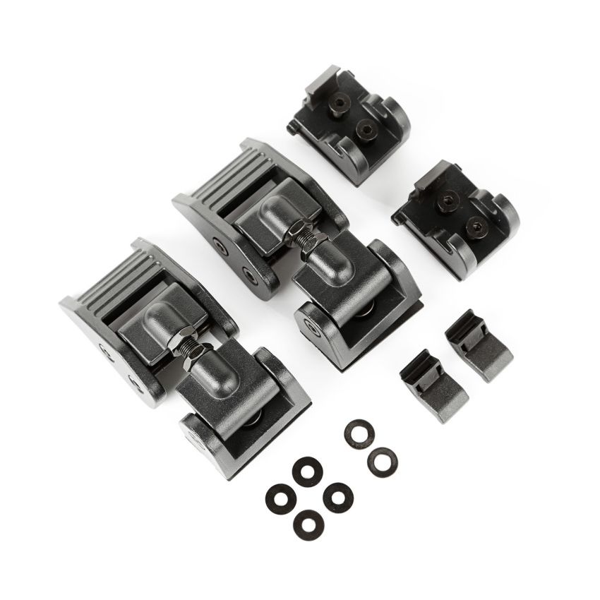 Hood Latches Textured Bl ack 18- Jeep Wrangler JL