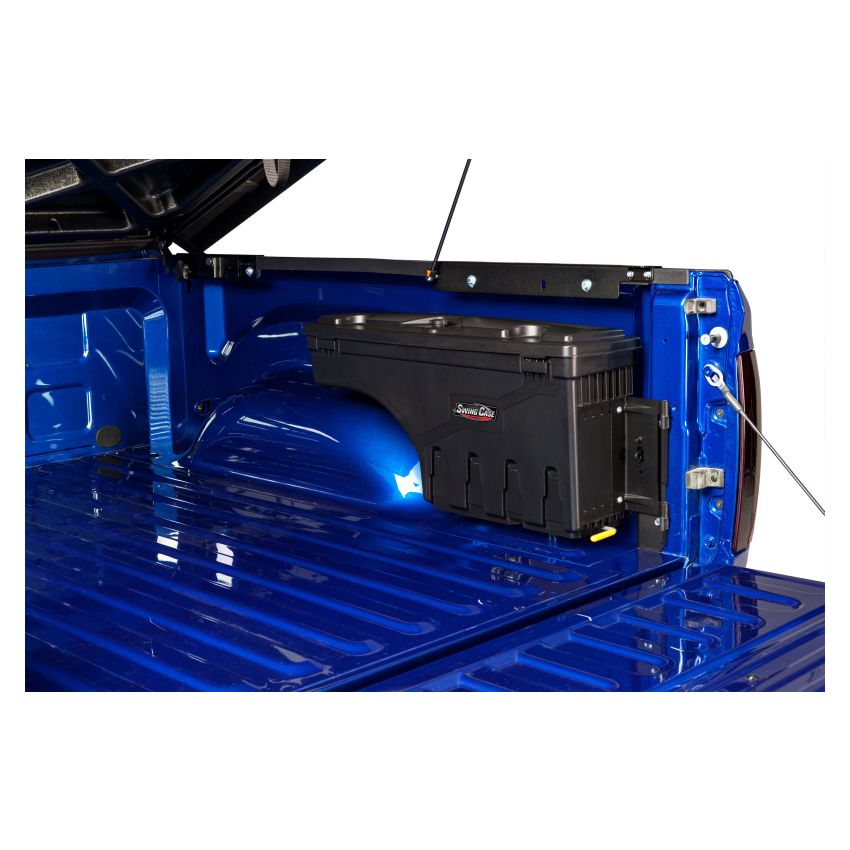 Undercover SC205D 17-20 Ford F-250/F-350 Drivers Side Swing Case - Black Smooth