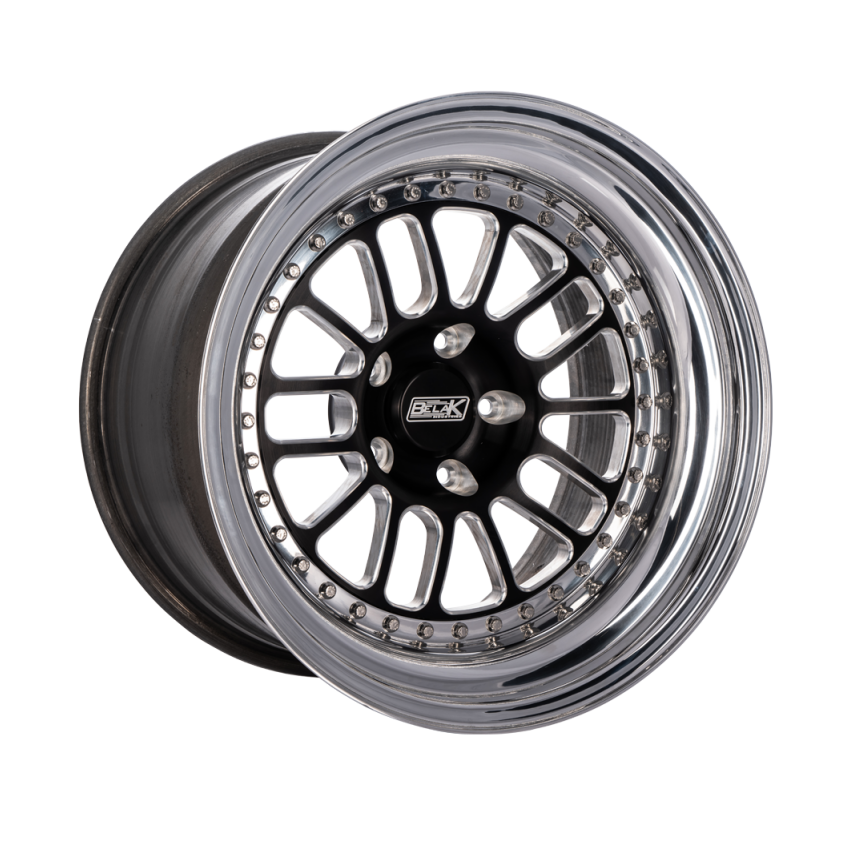 Belak Wheels 18065475S22BS-NBL Belak 18x6 / 2.75in BS / 5x4.75 BP / High Pad / Series 2 Wheel - Non-Beadlock