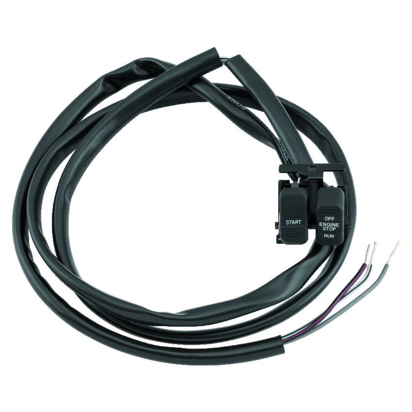 TwinPower 601691 Twin Power 96-13 Big Twin XL V-Rod Black Engine Start Stop Switch Replaces H-D 71589-96 71684-06A