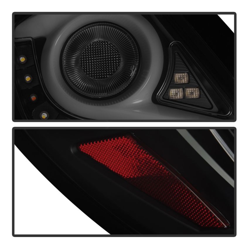 SPYDER 5086440 LED Tail Lights - Black Smoke