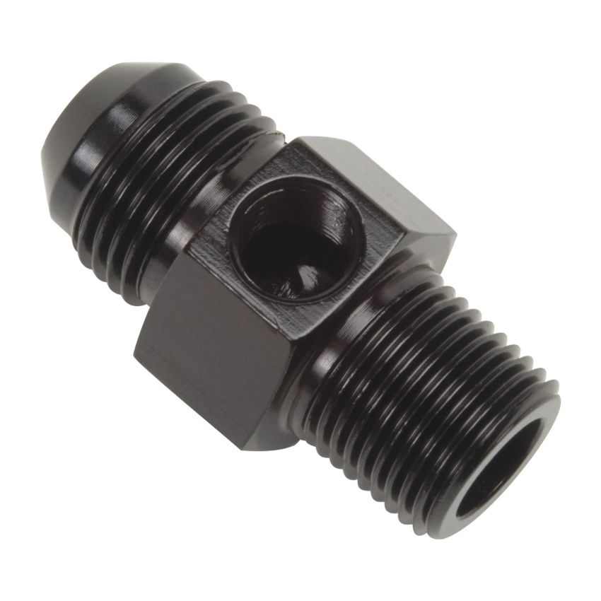 Russell 670063 Performance -6 AN Flare to 3/8in Pipe Pressure Adapter (Black)