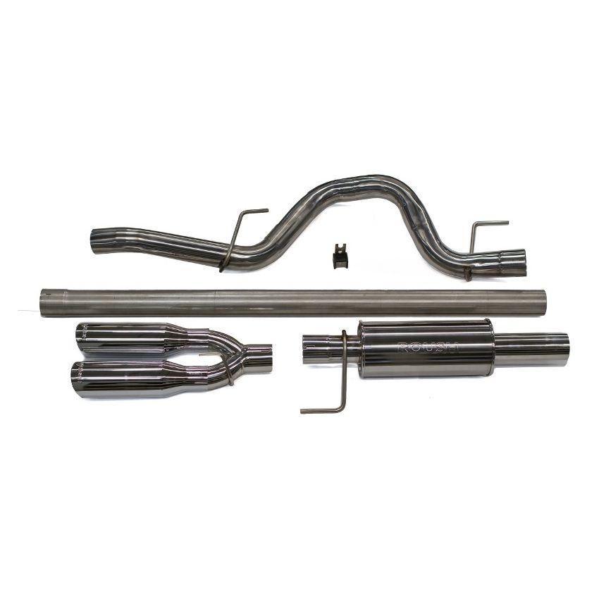 Roush 421248 2011-2014 Ford F-150 3.5L/5.0L/6.2L Enhanced Sound Cat-Back Exhaust Kit