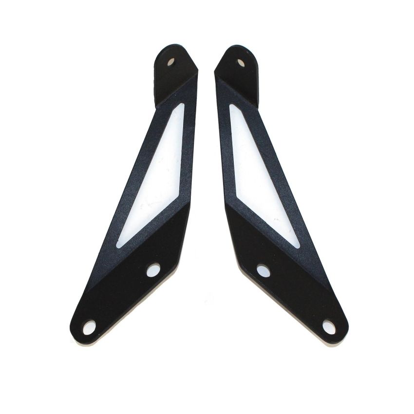 Fishbone Offroad 07-18 Jeep Wrangler JK Hood Light Mount Brackets