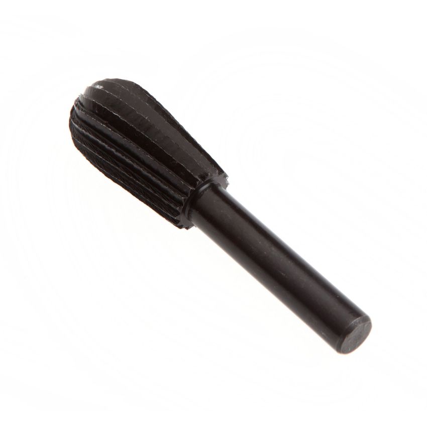 Forney 60070 Mounted File, Bulb Shaped with 1/4-Inch Shank, 1-Inch-by-5/8-Inch