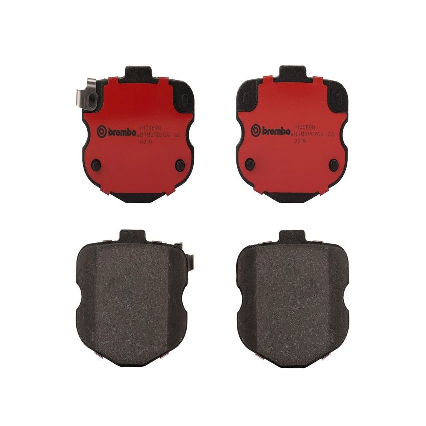 Brembo P10069N Premium NAO Ceramic OE Equivalent Pad