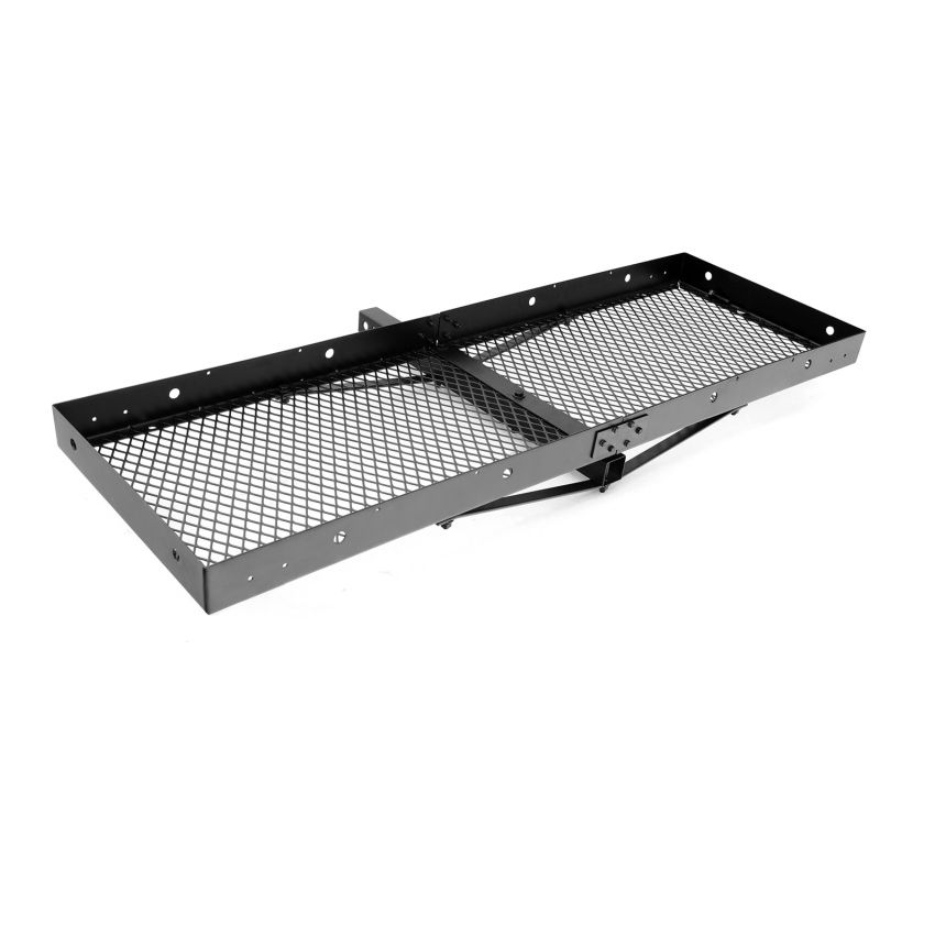LUND 601010 Universal 20in X 60in Basic Cargo Carrier For 2in Hitches - Black