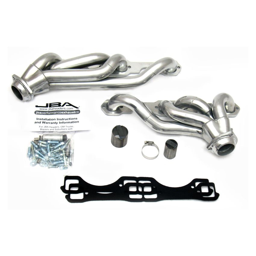 JBA 87-91 Chevrolet Blazer 5.0L/5.7L w/o A.I.R. 1-5/8in Primary Silver Ctd Cat4Ward Header