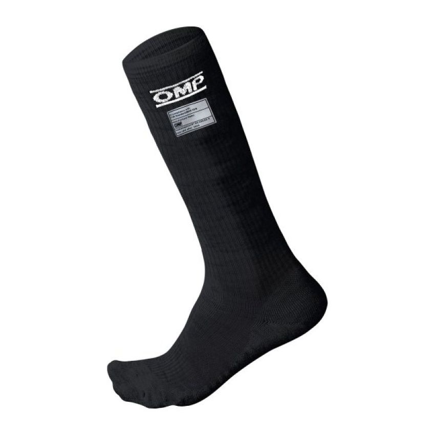 OMP RACING, INC. OMPIE0-0766-A01-071-L One Socks Black Size Large