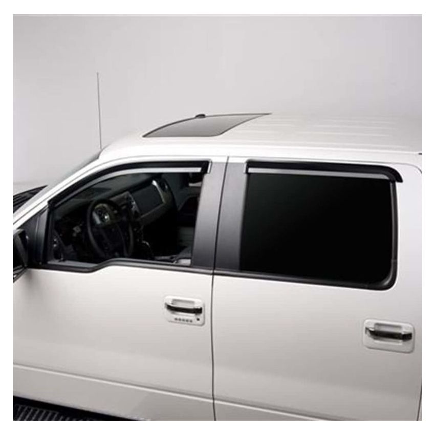 Putco 580153 09-14 Ford F-150 Crew Cab - Tape on Application Element Tinted Window Visors