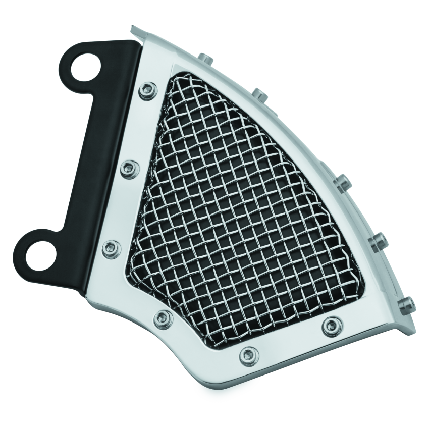 Kuryakyn 6540 Mesh Front Caliper Covers Chrome