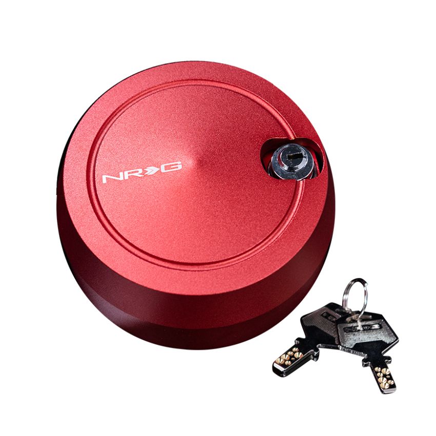 NRG SRK-201RD Quick Lock V2 w/Free Spin - Red (Will Not Work w/Thin Version QR or Quick Tilt System)