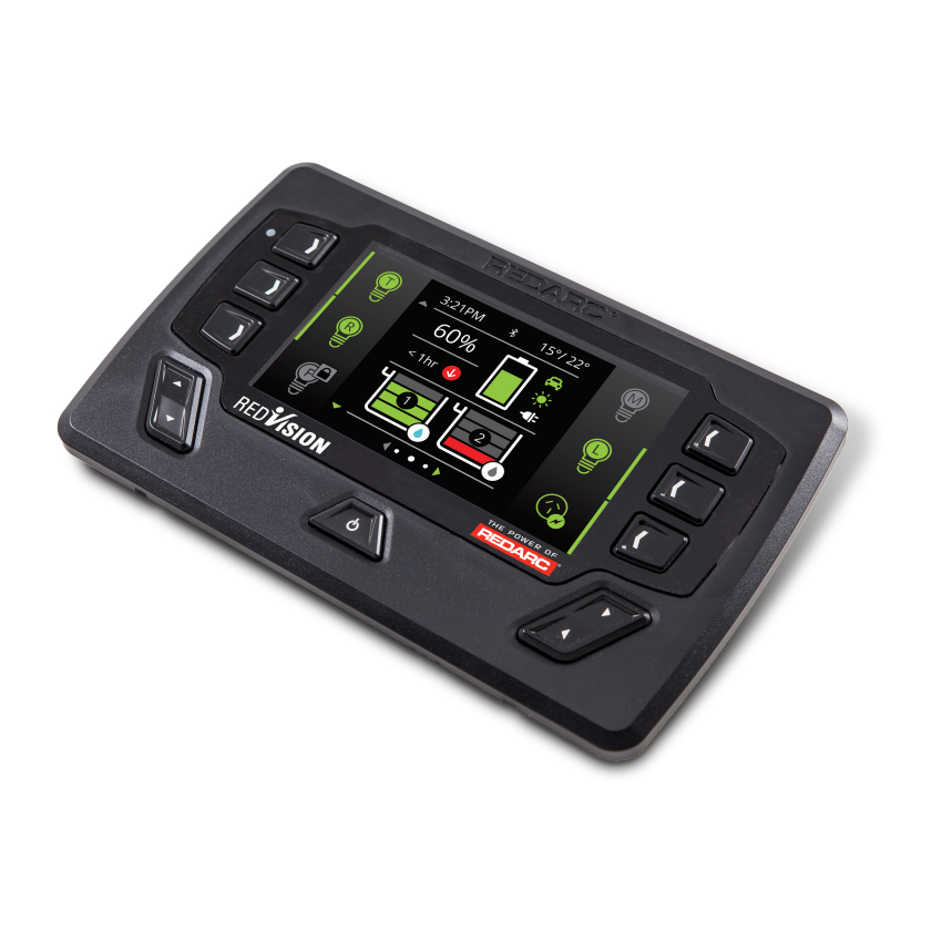 REDARC TVMSKIT05-NA Total Vehicle Management System - Prime w/Manager30 System & RedVision Display