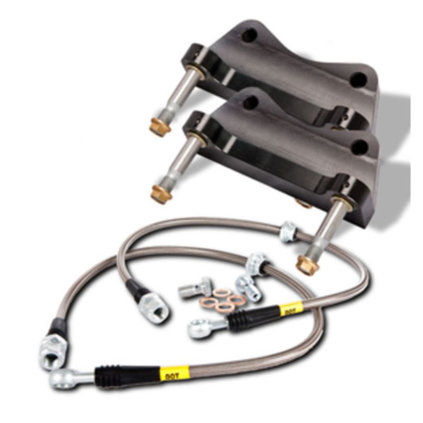 Stoptech 83.055.0043.71 91-05 Acura NSX Rear BBK w/Red ST-40/10 Calipers Slotted 328x28mm Rotors