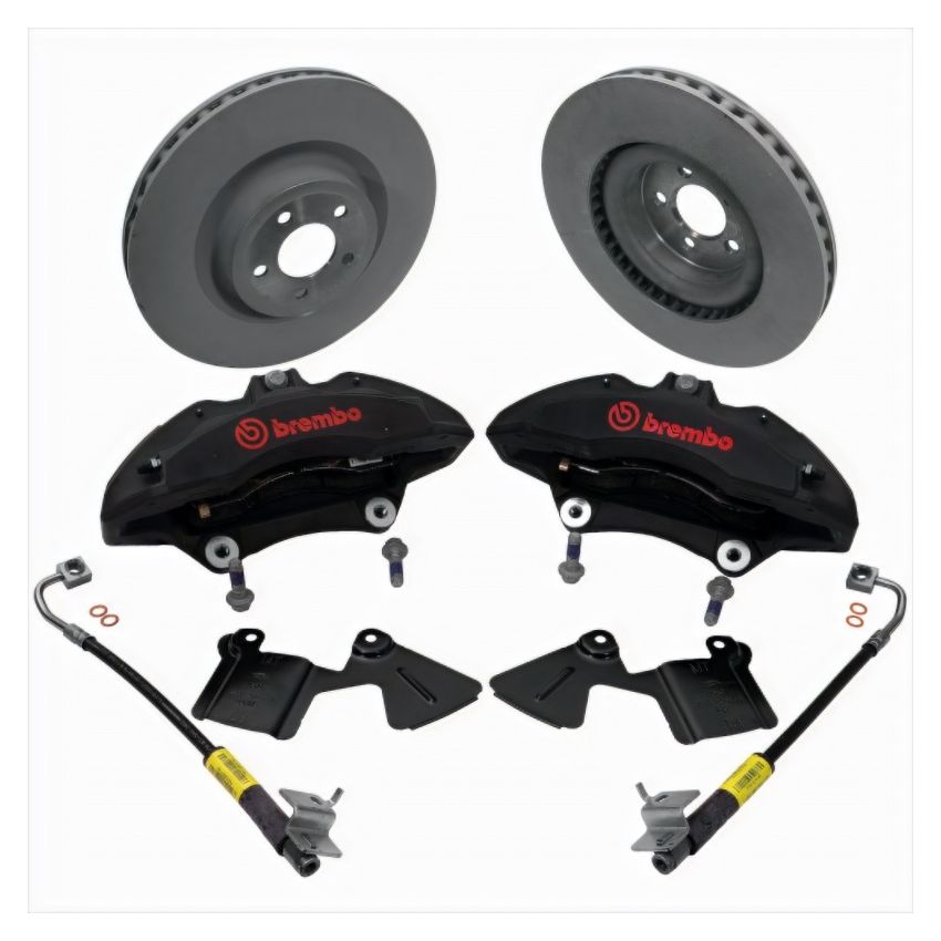 Ford Racing M-2300-V 2015-2023 Mustang Performance Pack 6-Piston Front Brake Kit