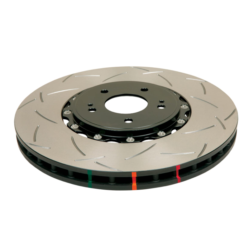 DBA 16+ Chevy Camaro ZL1 Front Drilled/Slotted 5000 Series 2 Piece Rotor Assembled w/ Black Hat