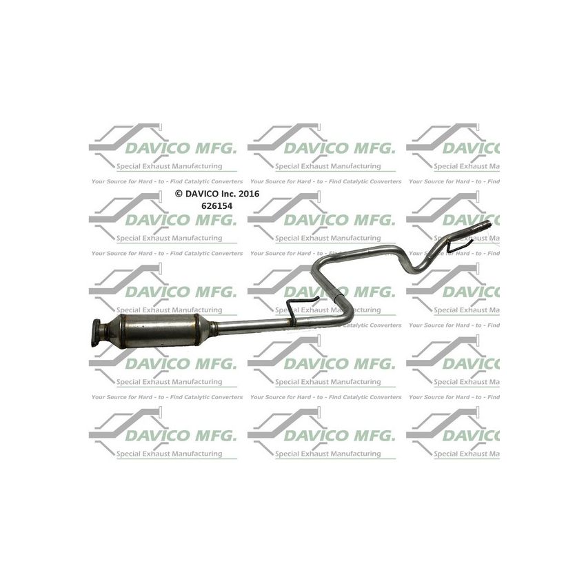 Davico Mfg 626154 EXHAUST RESONATOR PIPE