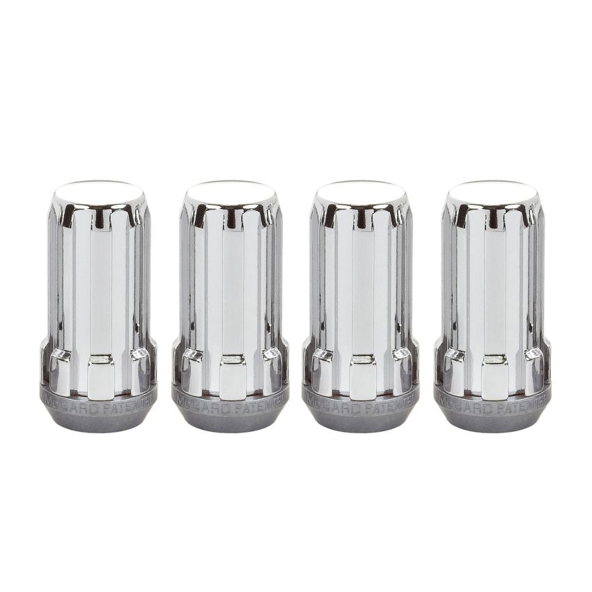 McGard SplineDrive Lug Nut (Cone Seat) 1/2-20 / 1.60in. Length (4-Pack) - Chrome (Req. Tool)