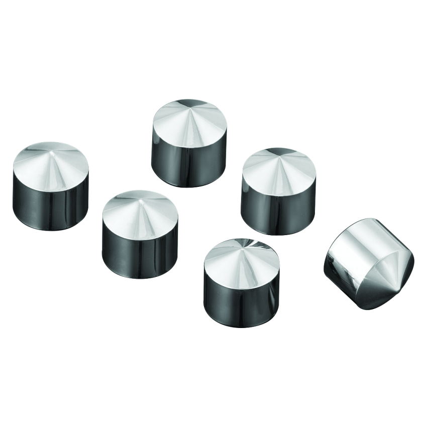 Kuryakyn 8693 Peaked Rocker Box Bolt Covers 6 Piece Twin Cam & Milwaukee-8