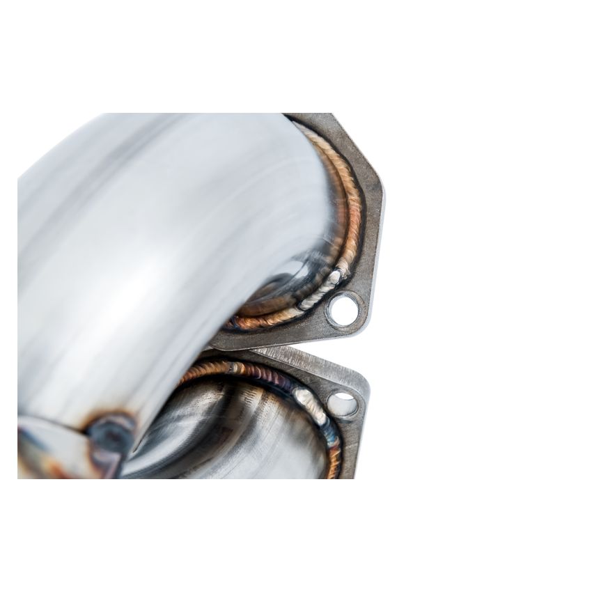 AWE Tuning 3010-43050 Audi B9 S4 Touring Edition Exhaust - Non-Resonated (Black 102mm Tips)