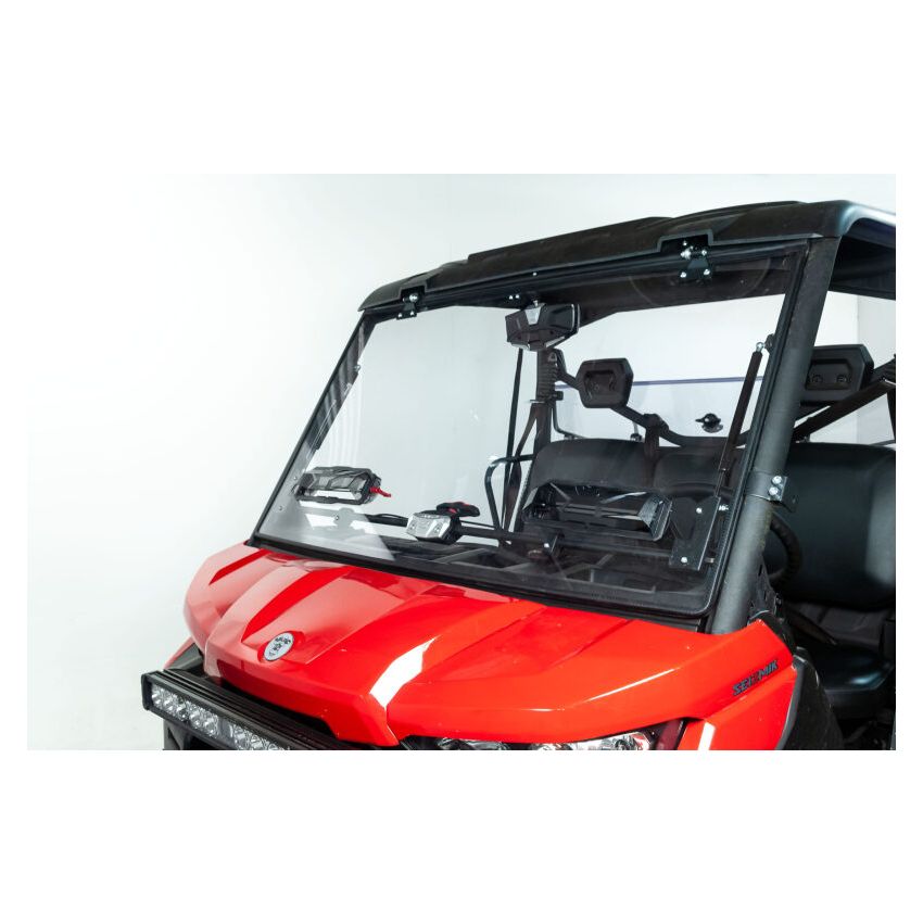 Seizmik 50-50247KIT 16-23 Can Am Defender HD5-HD10/MAX Windshield Flip Up Vented
