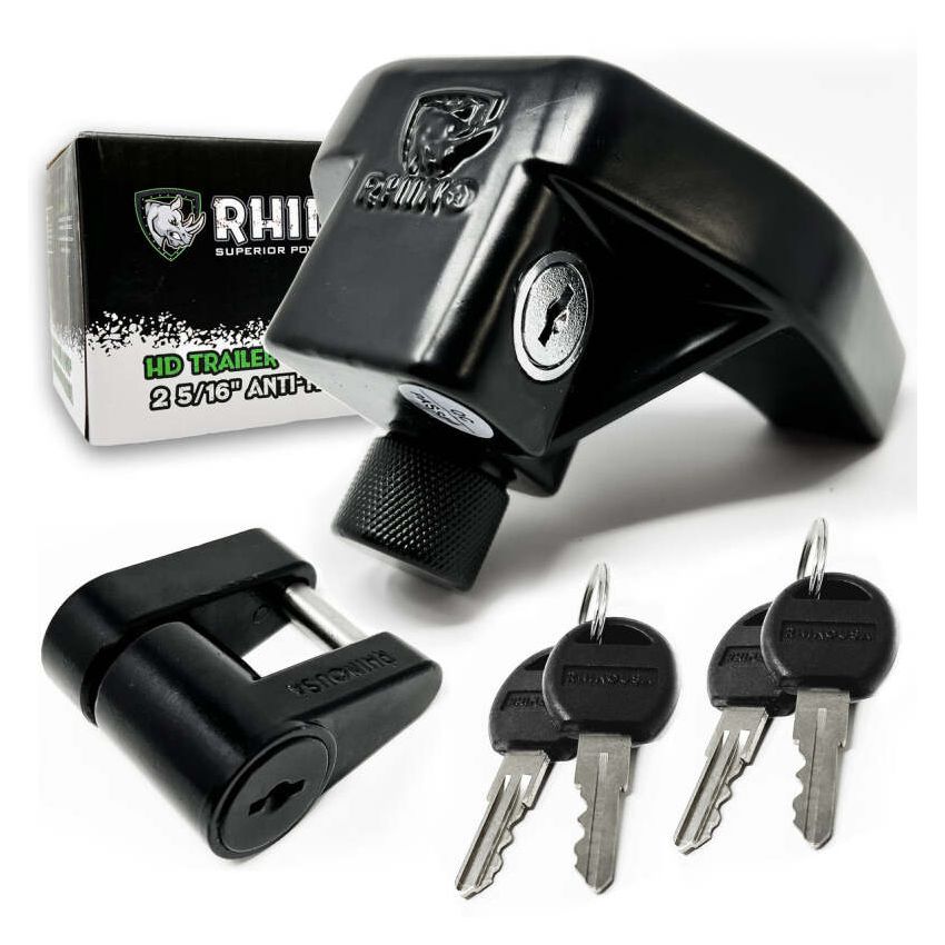 Rhino USA TRL-LOCK-KIT-2.5 2 5/16In Trailer Coupler Hd Lock Kit-2-Pieces