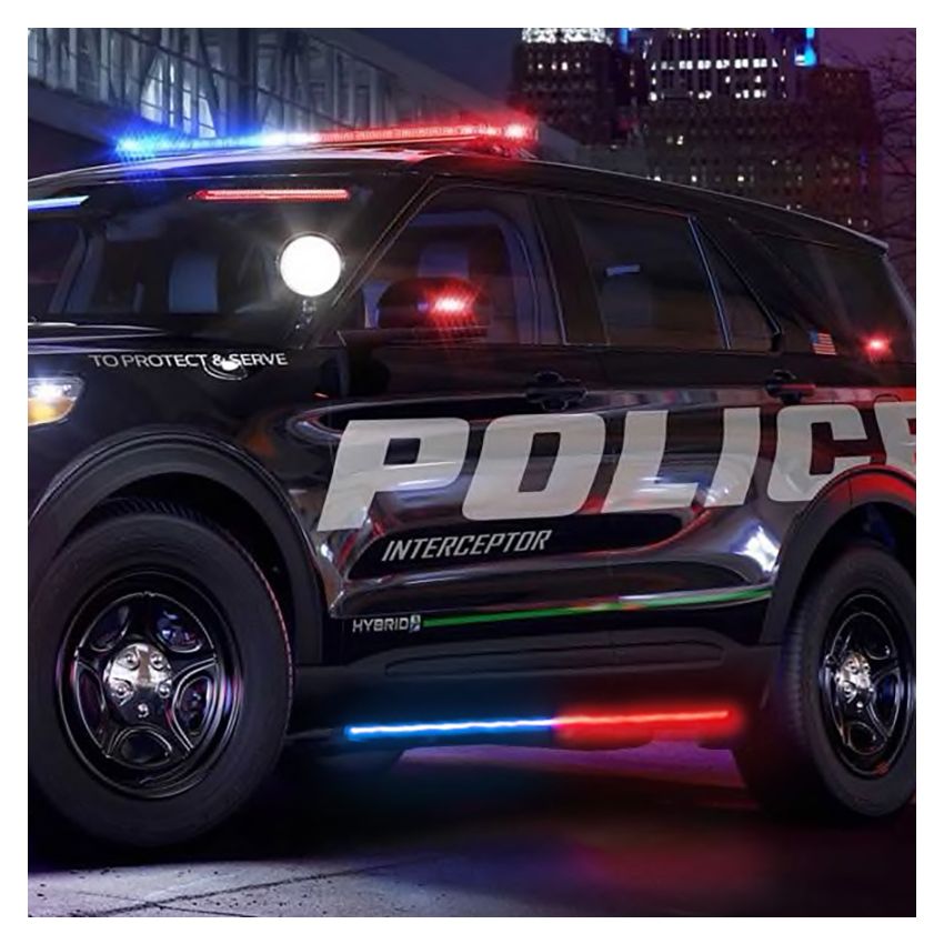 Putco 931000960 11-23 Ford Explorer Blade Rocker Kits Sideliners- Amber/White