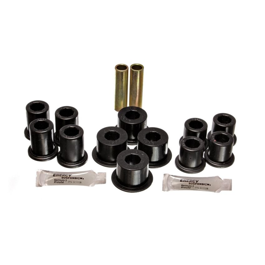 Energy Suspension 89-94 Toyota Pick Up 2WD (Exc T-100/Tundra) Black Rear Leaf Spring Bushing Set