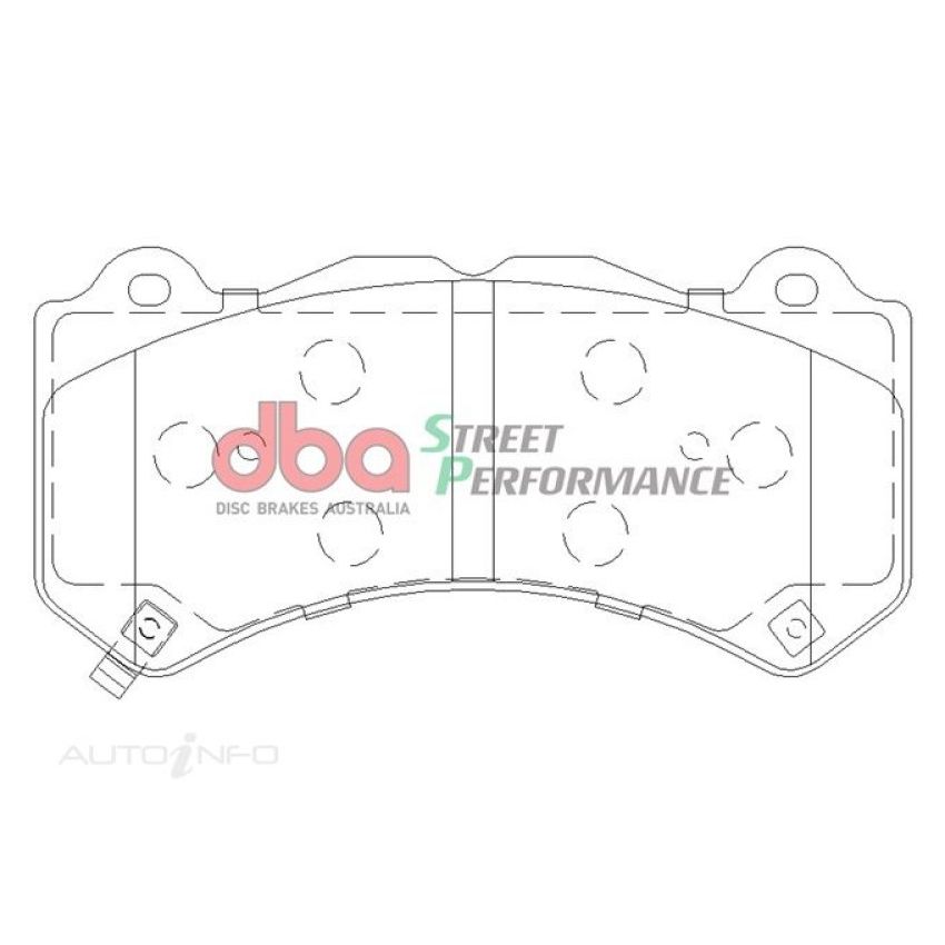 DBA DB2375SP 07-22 Nissan GT-R R35 Front Street Performance Brake Pad Kit