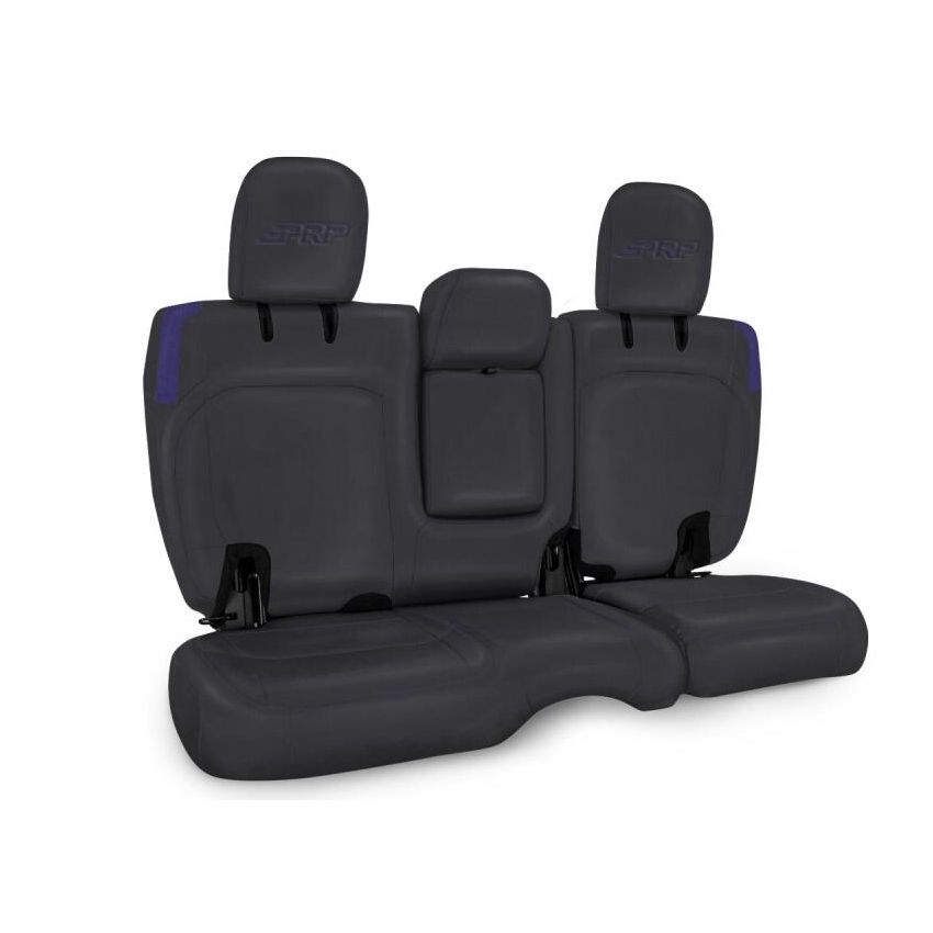 PRP Seats B044-08 PRP Jeep Wrangler JL Rear Bench CoversU - 4 door with Armrest - Black/Purple