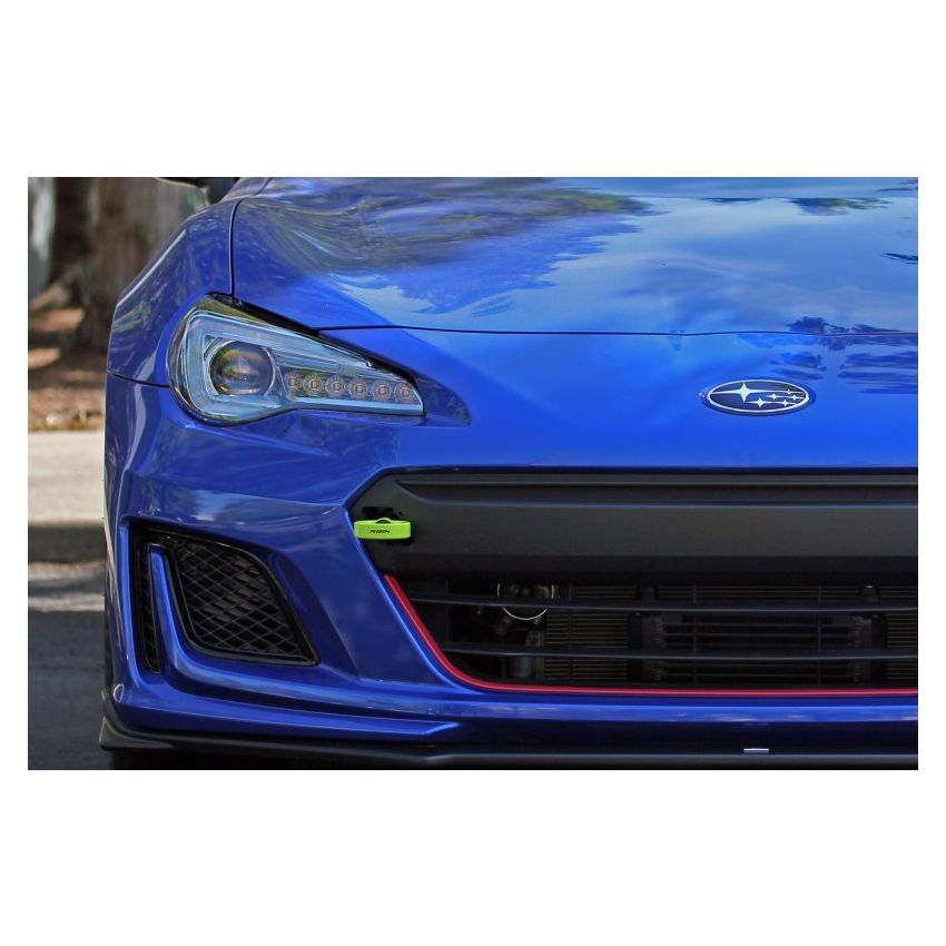 Perrin Tow Hook Kit - Front 2018+ Subaru WRX/STI - Neon Yellow