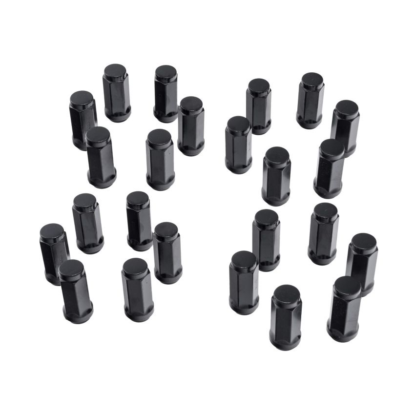 Rugged Ridge Wheel Lock Nut Set 24 Black M14-1.5