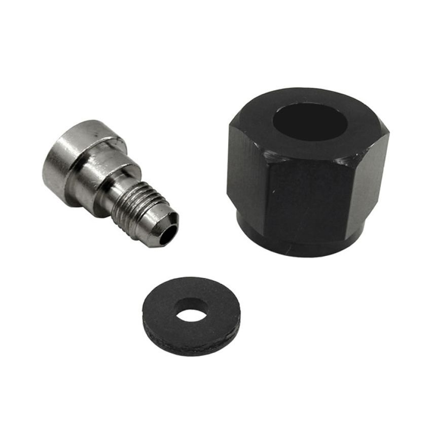 4an Bottle Nipple & Nut For CO2 Valve
