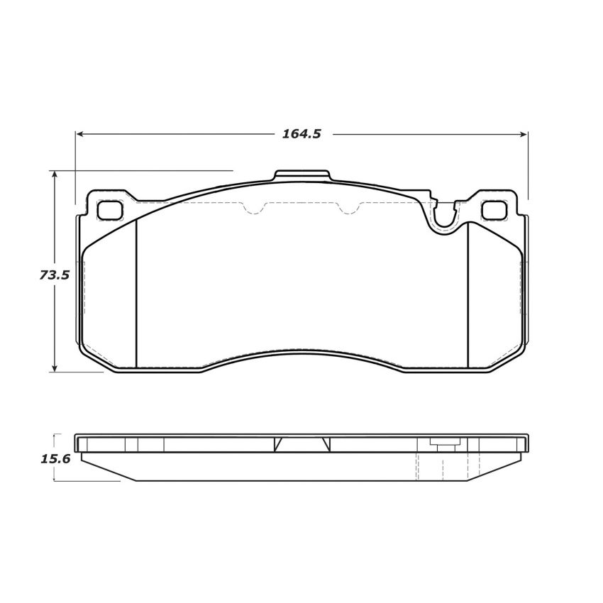 StopTech Street Touring 08-09 BMW 128i/135i Coupe Front Brake Pads