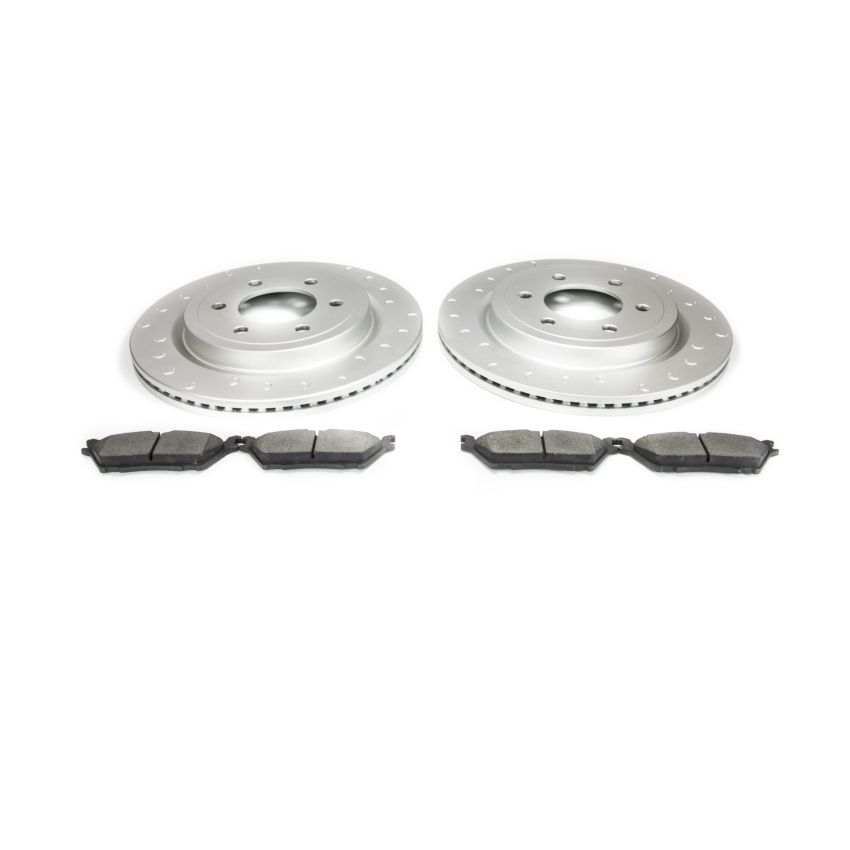 Alcon BKR3430X1227 19-20 Raptor/ 18-20 F-150 Pad & Rotor Kit (Use with Stock Calipers) w/ Elect Park Brake - Rear